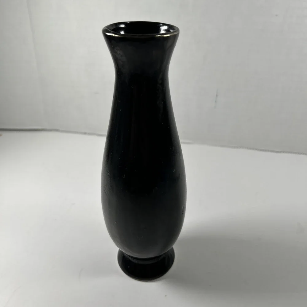 Vintage Mars 80's Black‎ Bud Base Blue Lily 8 Inch